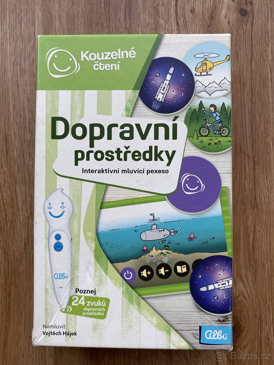 Dopravní prostředky - mluvící pexeso