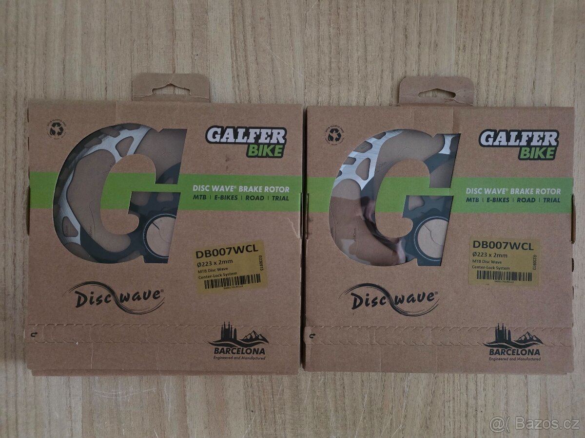 2ks brzdové kotouče Galfer Fixed Wave 223mm