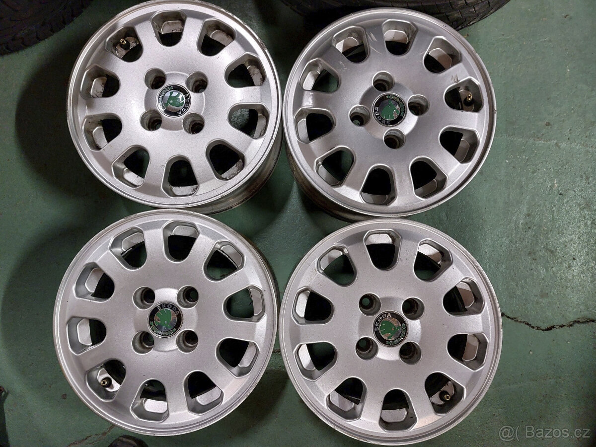 Originál alu disky 13" na Škoda Felicie