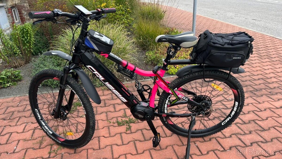 Prodám kolo Crussis E-Guera 9,8M 17”, dva roky používané, na