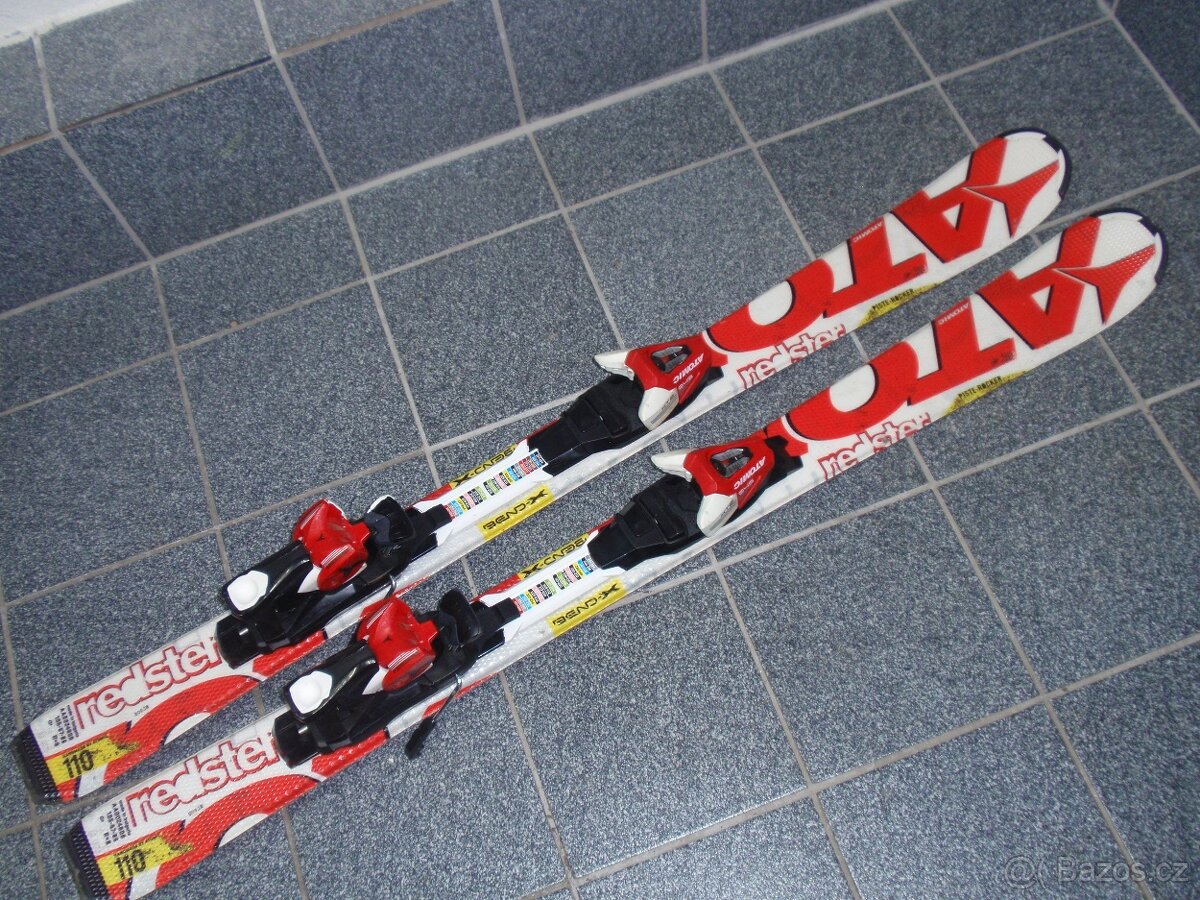 SUPER NASERVISOVANÉ LYŽE CARVY 110 CM ATOMIC REDSTER ROCKER
