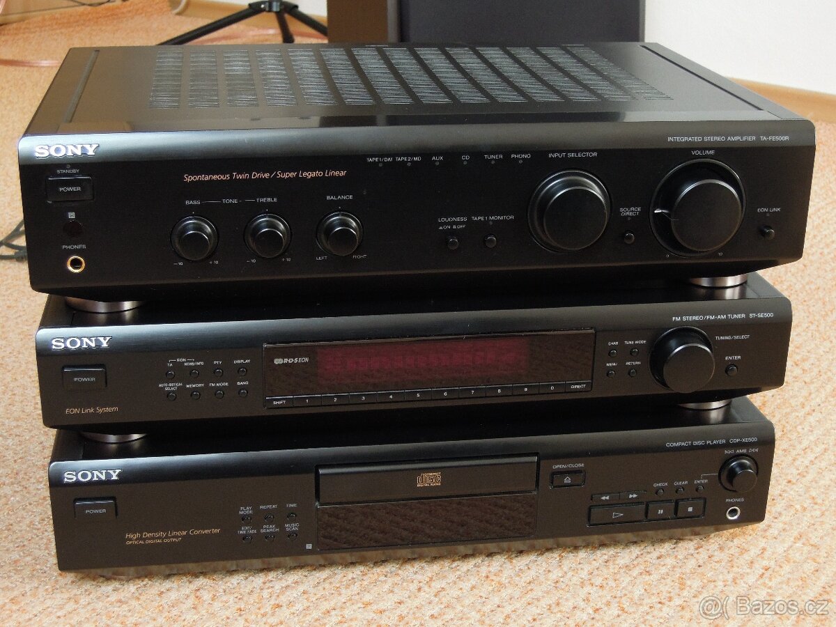 SONY HiFi SESTAVA Zesilovač , tuner, CD přehrávač