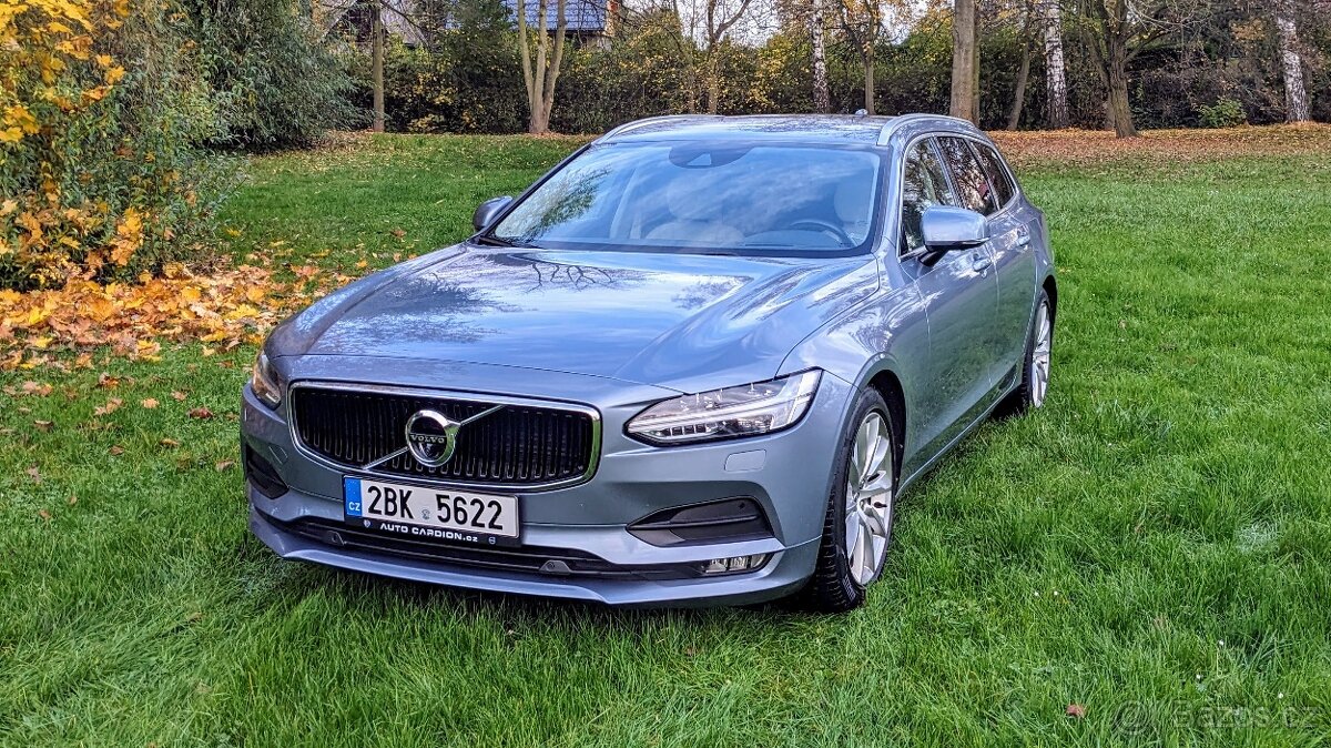 Volvo V90 D4 TOP VYBAVA&STAV 360° SERV KŮŽE TAŽNÉ MATRIX LED