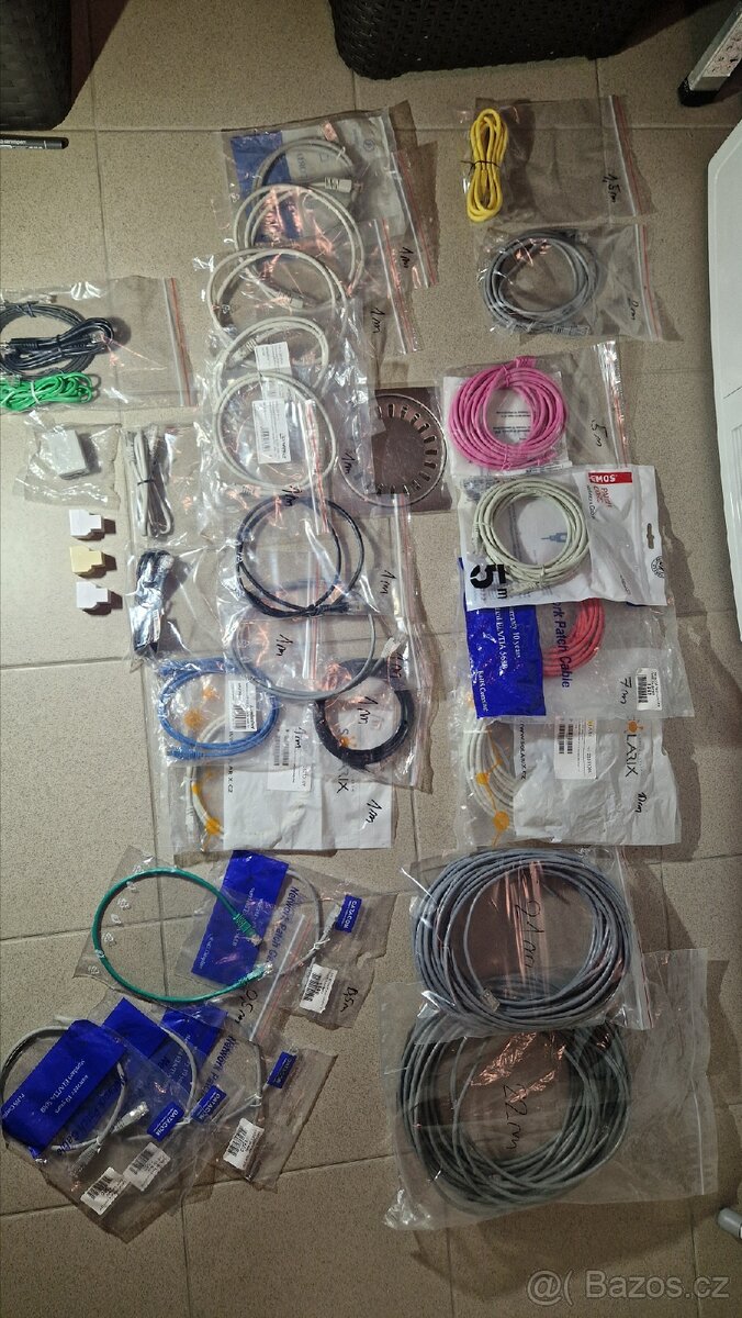 Internetový kabel UTP různé delky