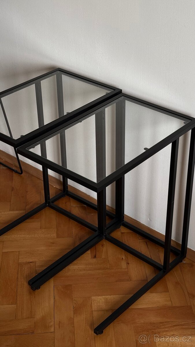 Sada skleněných stolků – Vittsjo Ikea