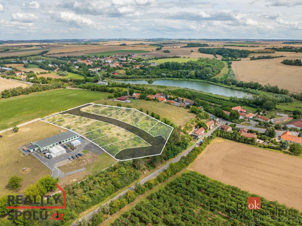 Prodej, pozemky/bydlení, 875 m2, Žižice, Kladno [ID 74480]