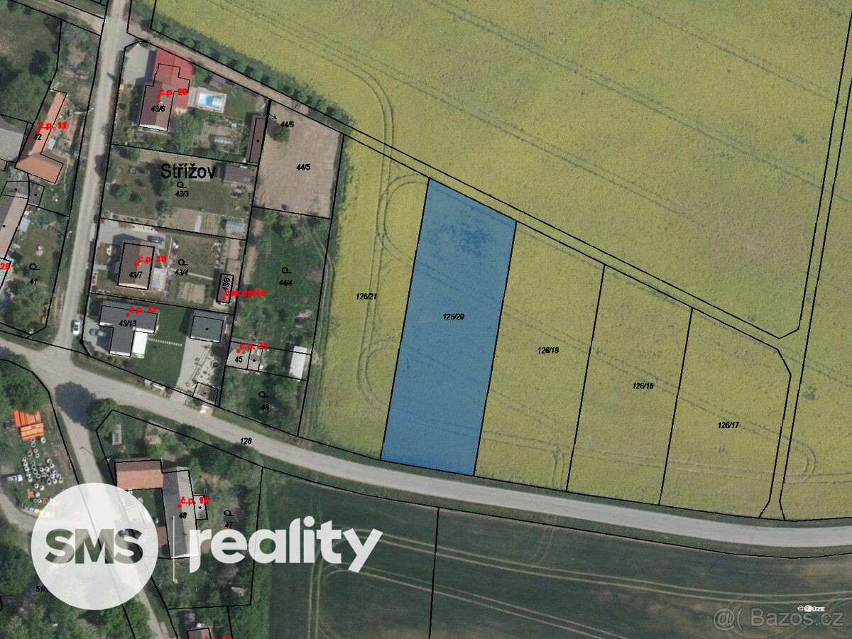 Prodej stavebního pozemku – Střížov u Vladislavi