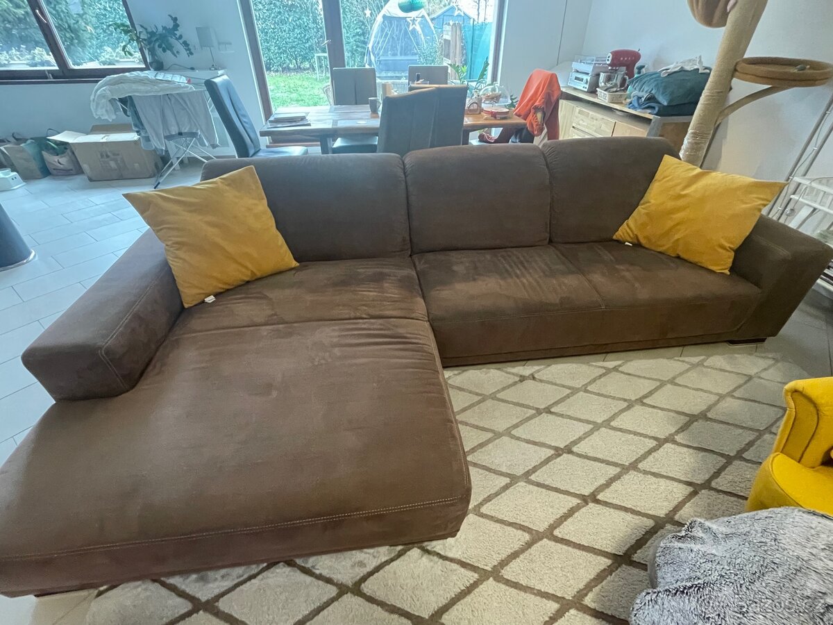 Rohová velka sedačka L 340x150