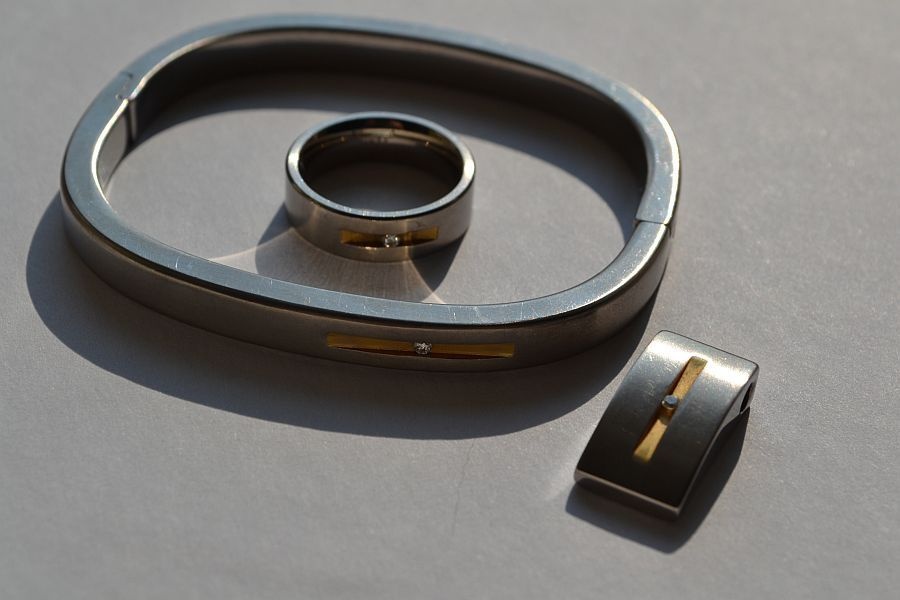 Souprava šperků s diamanty