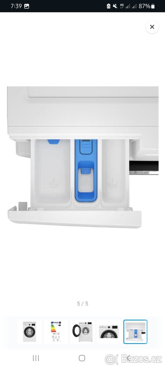 Parní pračka becko