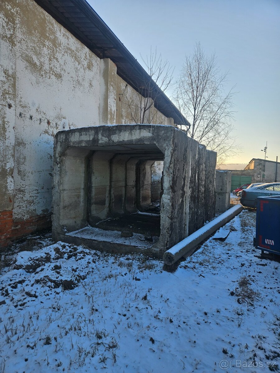 Propustky, Beneše, sklep, betonove