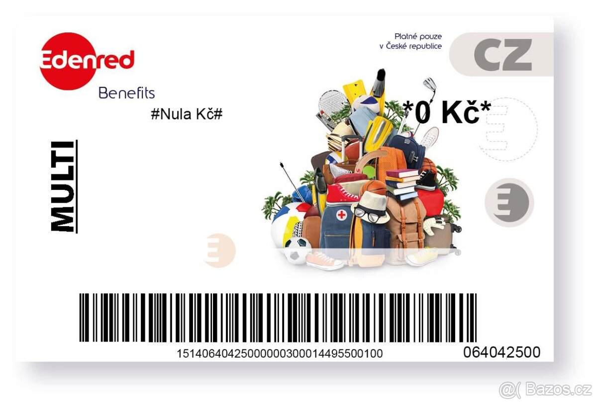 Poukázky Edenred Multi