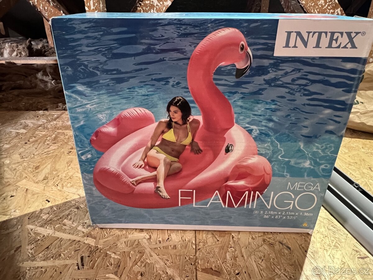 Intex Flamingo - obří nafukovací plameňák, nepoužitý