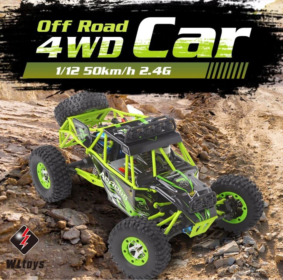 RC bugy Across 1:12 4WD Pro NEW , kovové servo