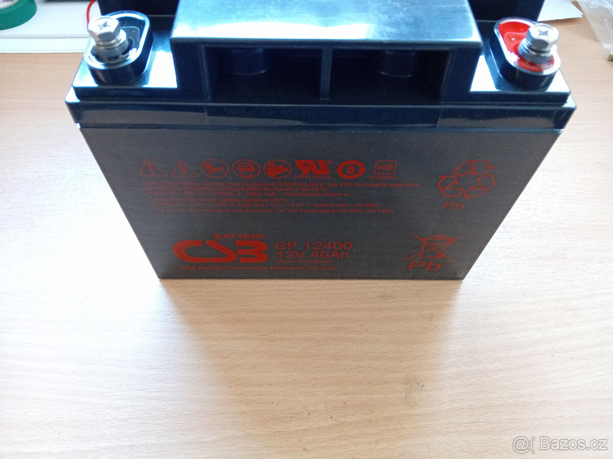 Záložní baterie GP 12400 CSB 12V/40Ah