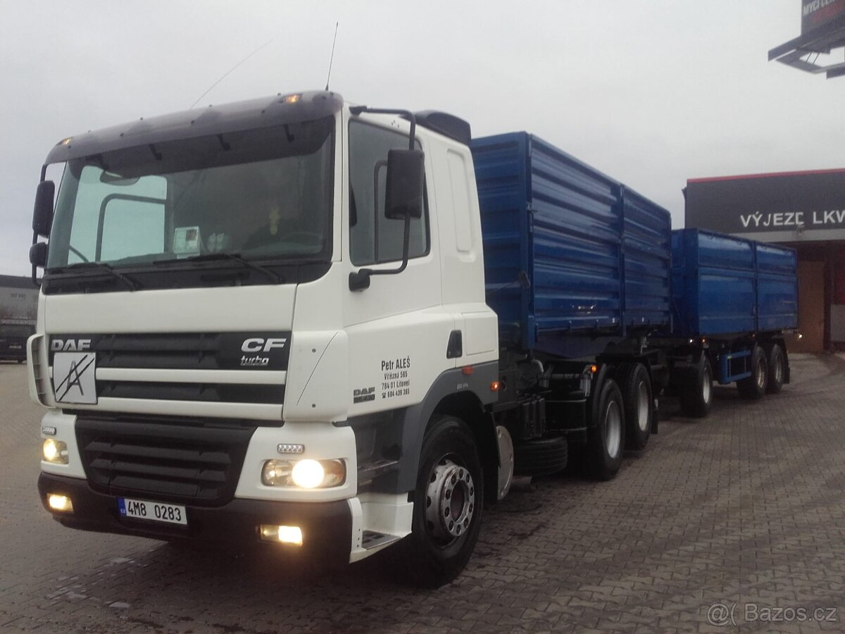 Daf CF 85.430 + 3 os. vlek Panav