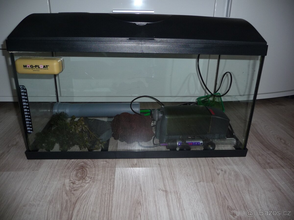 Akvárium set PACIFIC 60 x 30 x 30 cm, 54 litrů, s LED osvětl