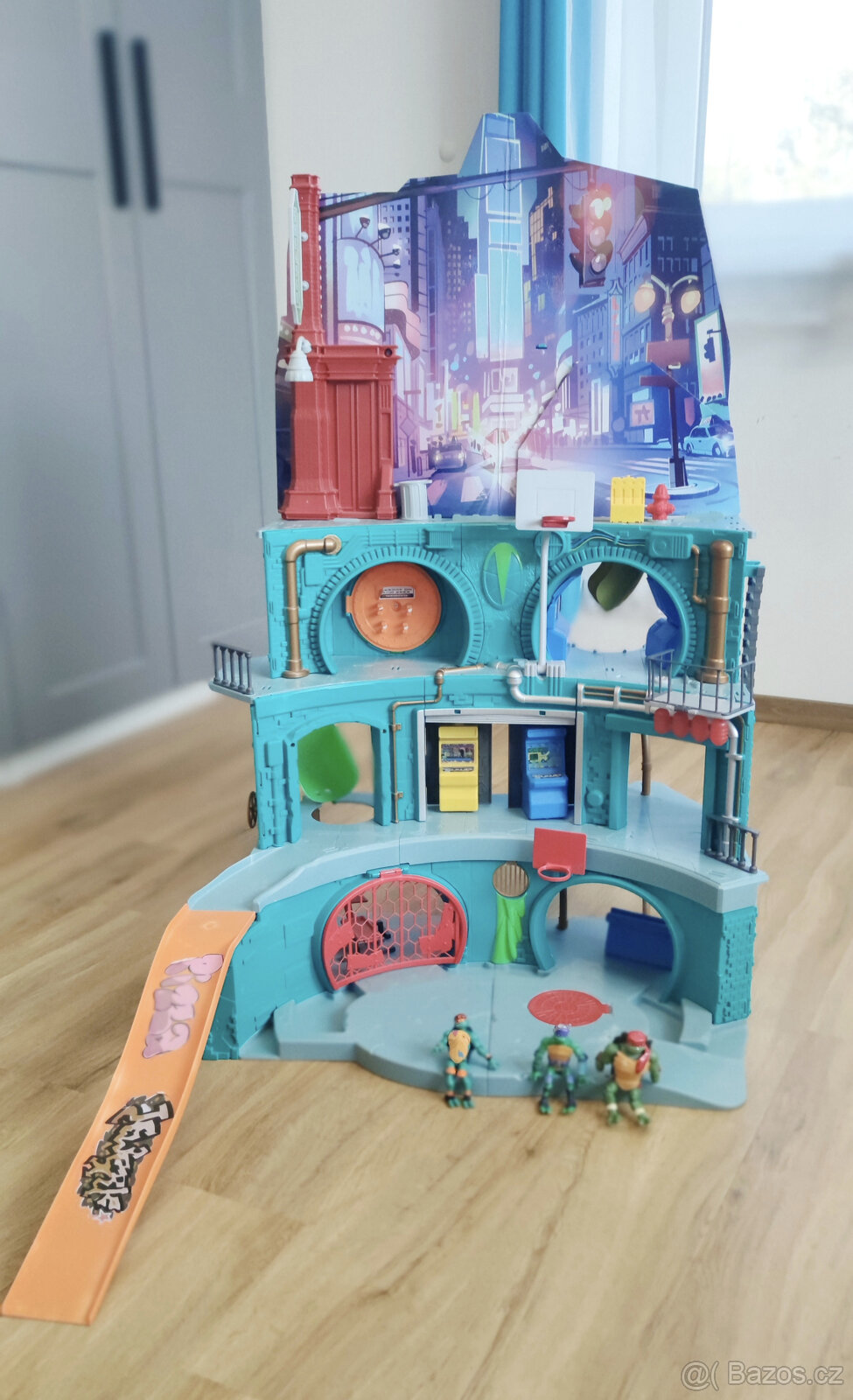 Želvy Ninja Domek - hrací set - dobrý stav