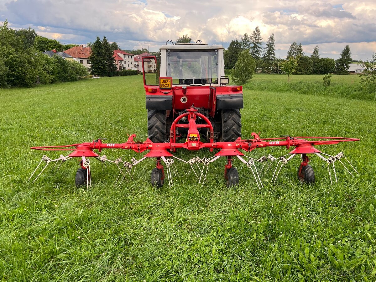 Obraceč sena Pottinger HIT 47N -sklopný nahoru s otočením-