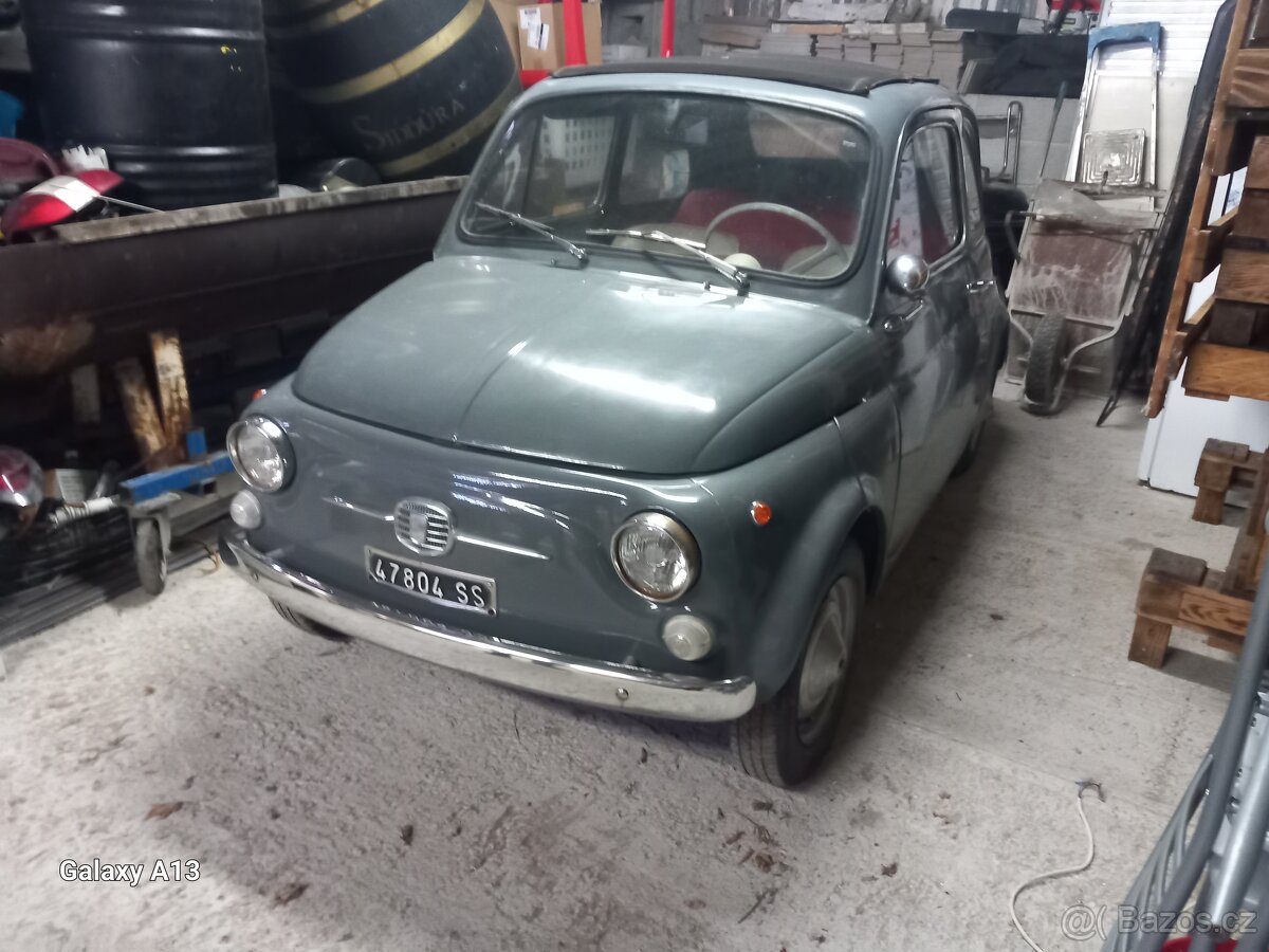 Fiat 500 f 1967 30tis.km Příbor