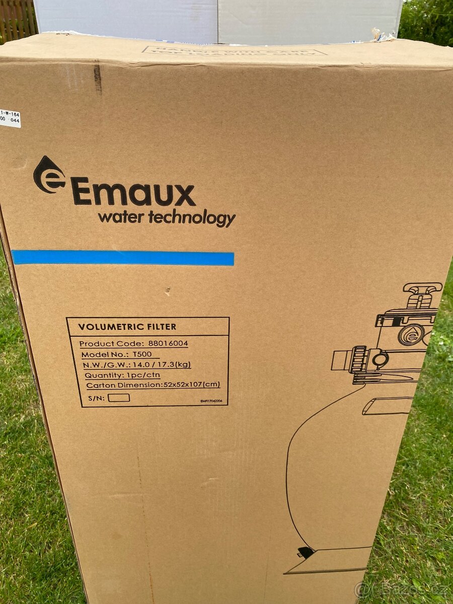 Filtrační nádoba EmauxTOP VF 500,10m3/h,95kg písku