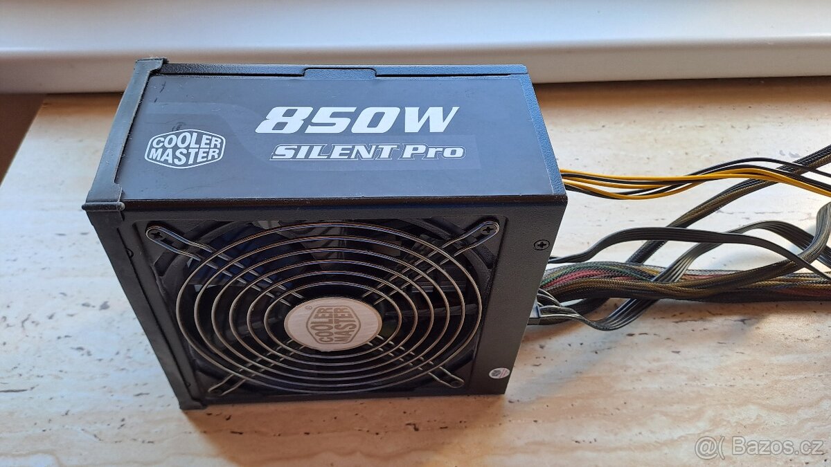 850W modulární zdroj Coolmaster SilentPro