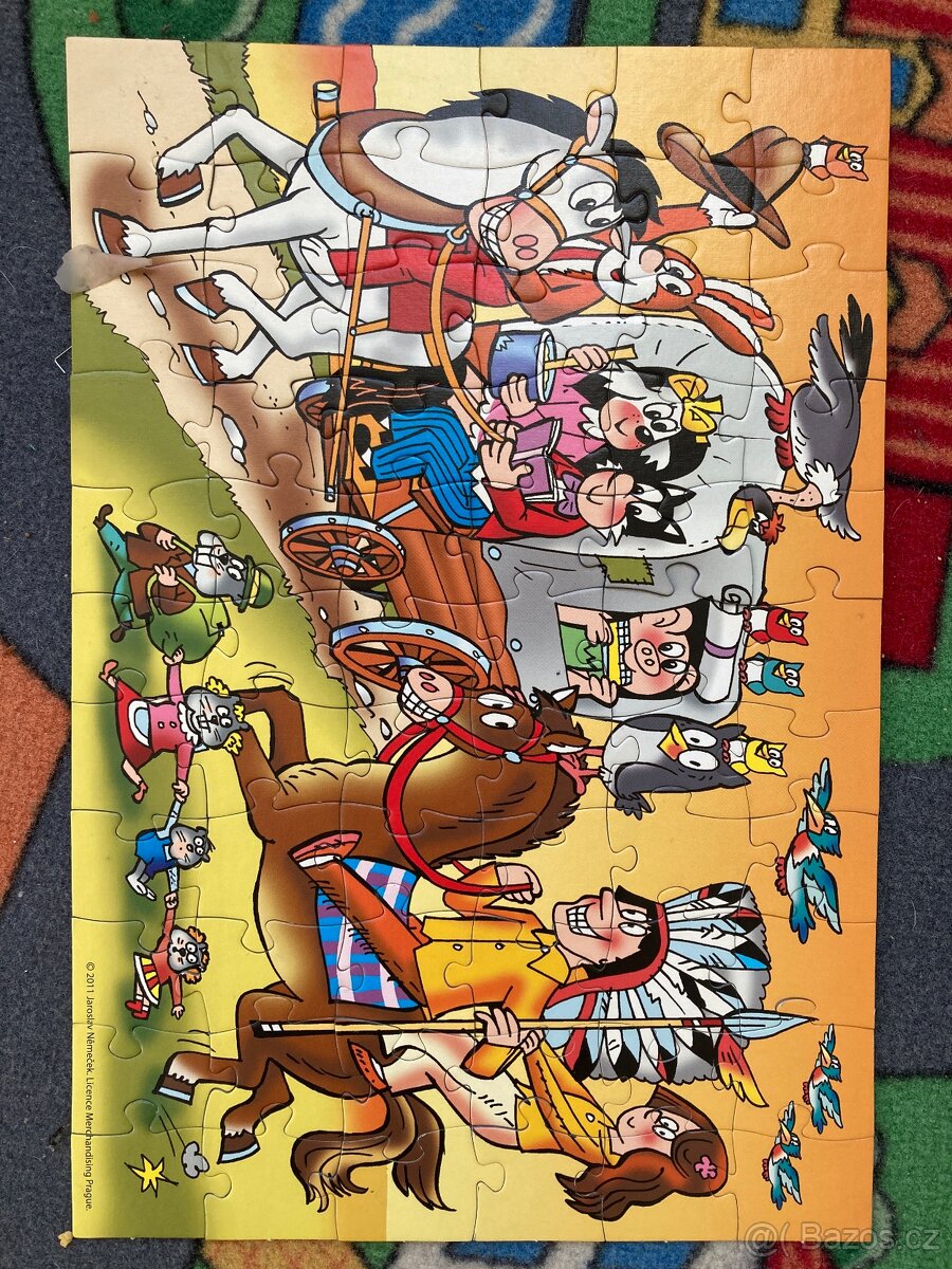 Puzzle čtyřlístek