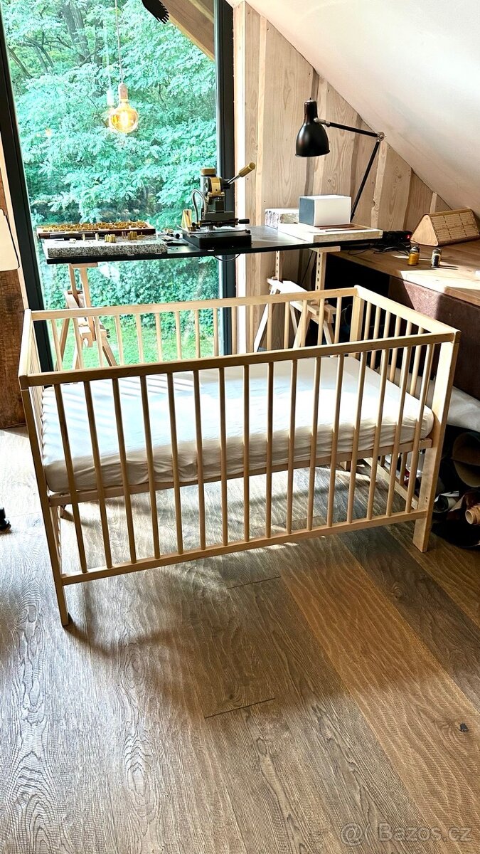 Dětská postýlka IKEA GULLIVER + kvalitní matrace z kokosu...