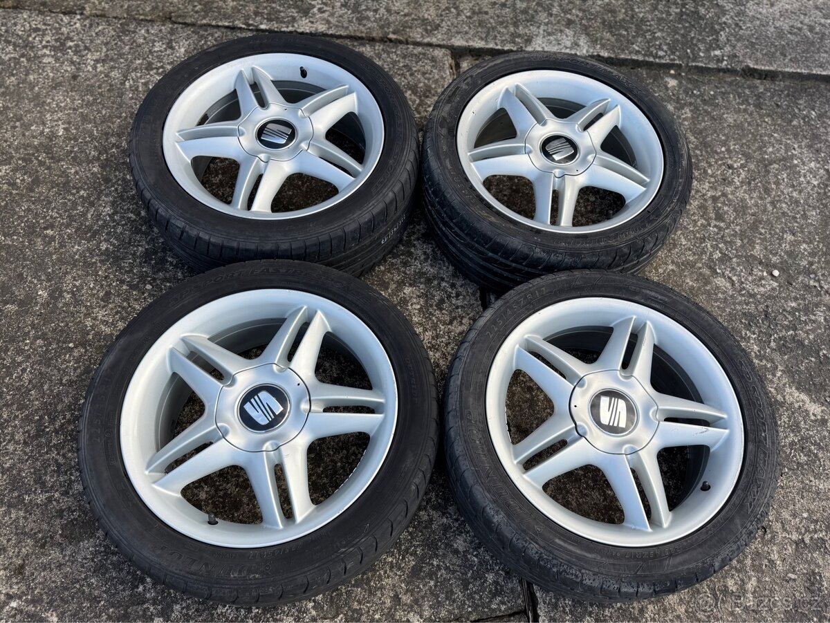 Alu kola Seat Speedline 5x100 R17 – originální včetně pneu