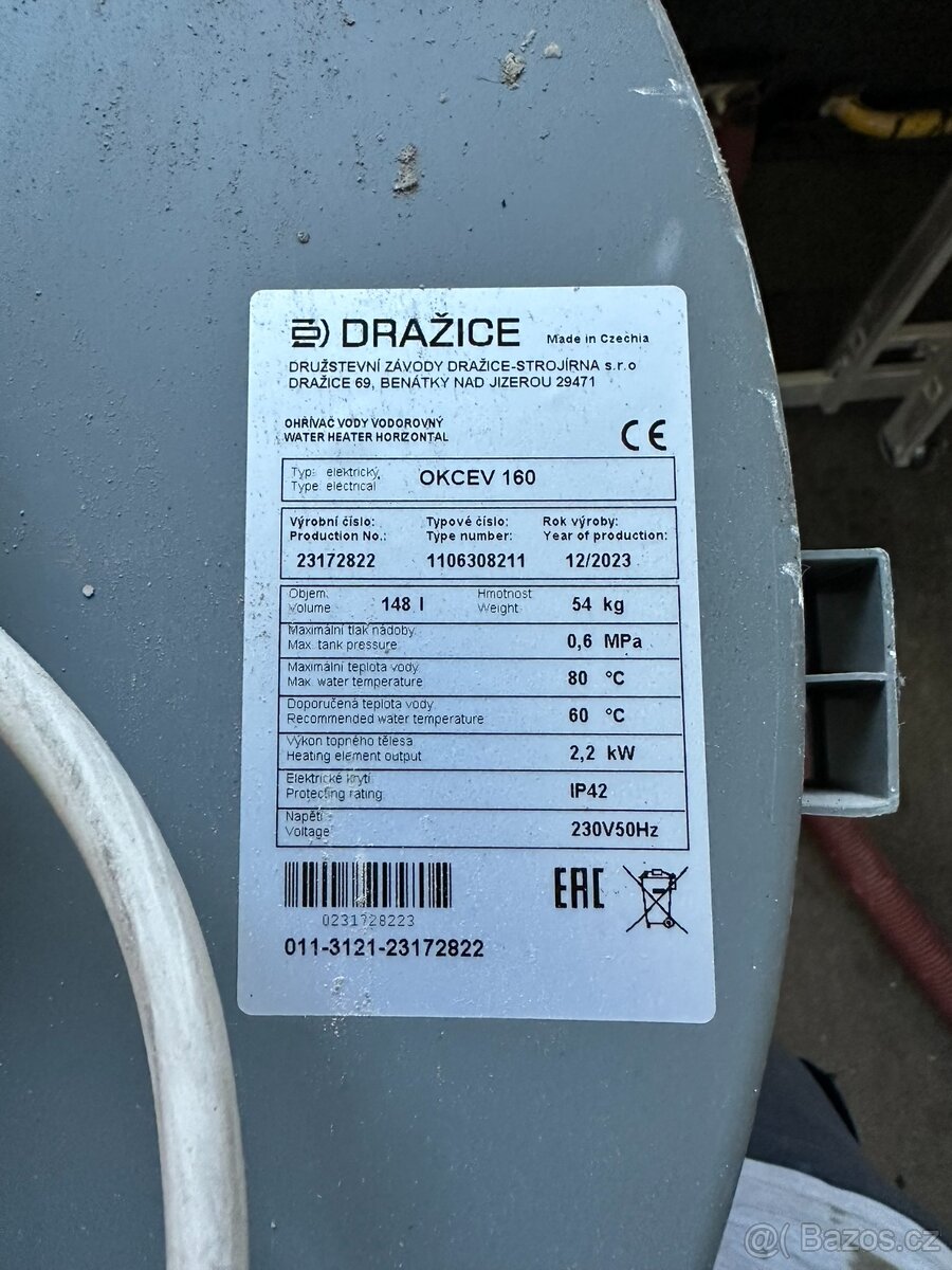 Bojler Dražice OKCEV 160