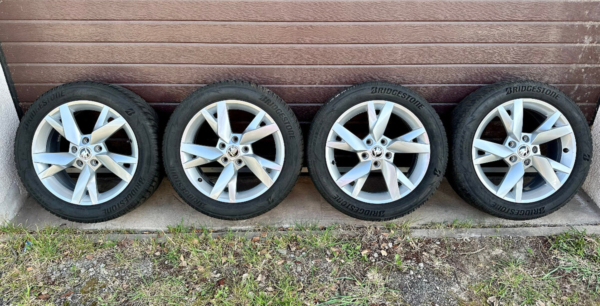 originální ALU kola škoda Lyra R17 5x112