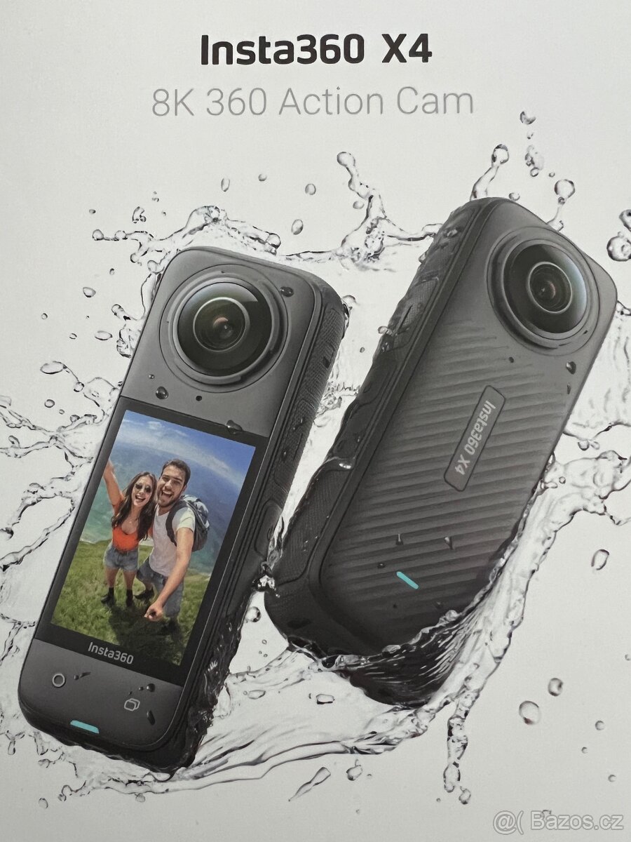 INSTA360 X4 - prasklá čočka