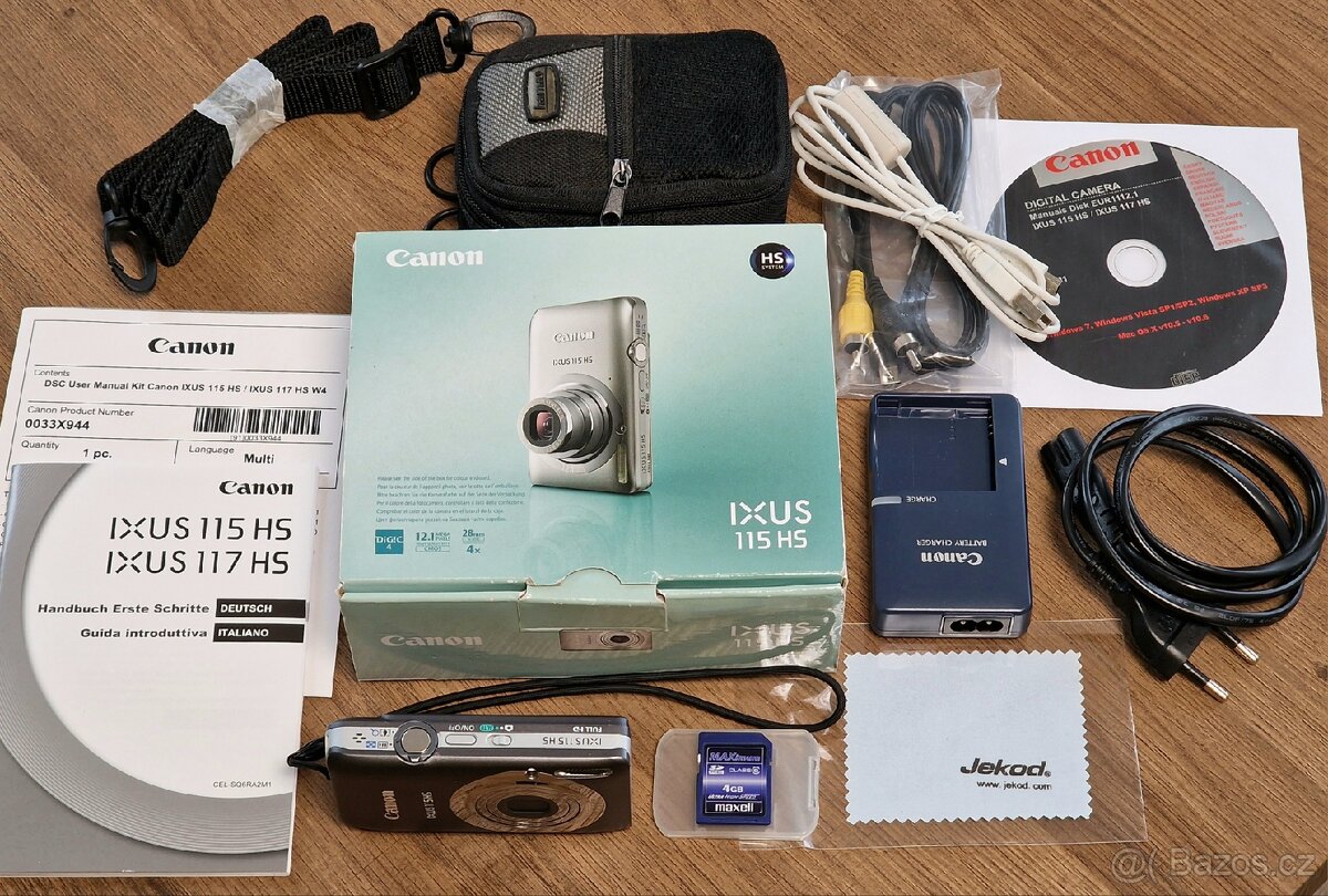 VYPRODÁNO  - Canon IXUS 115 HS. VR,Rudník,TU.