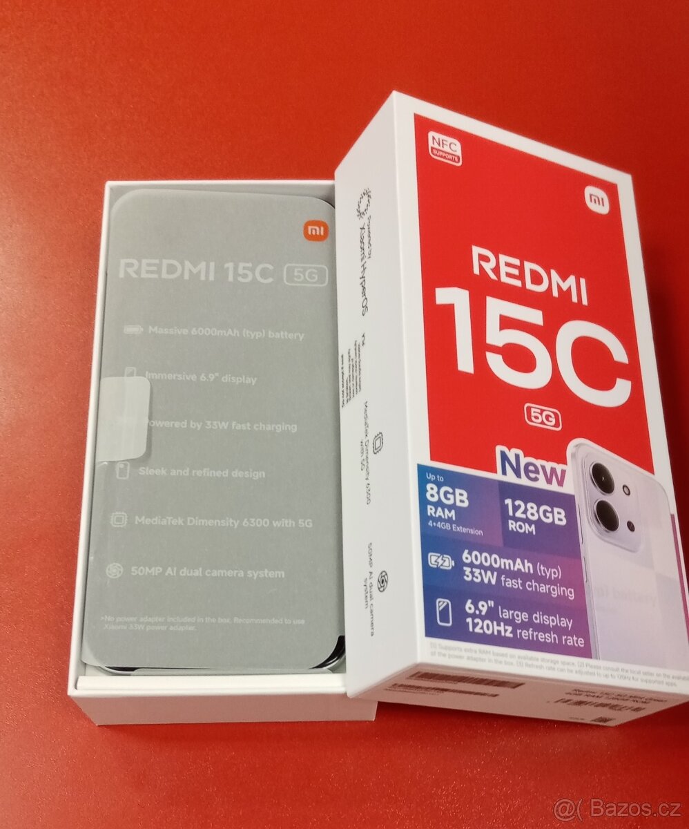Xiaomi Redmi 15c 5G 4GB/128GB odzkoušený