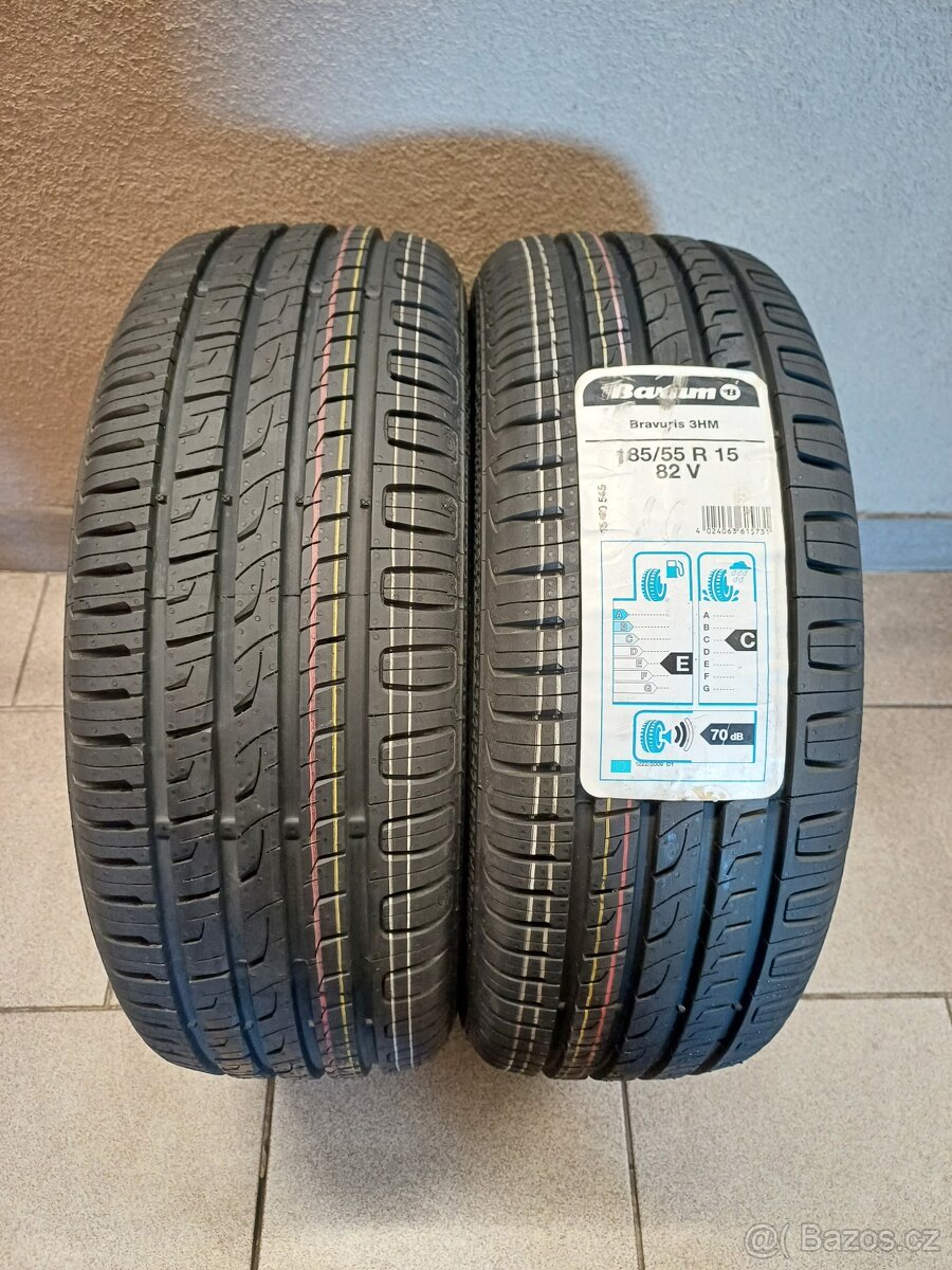 LETNÍ pneu Barum 185/55/r15 2ks