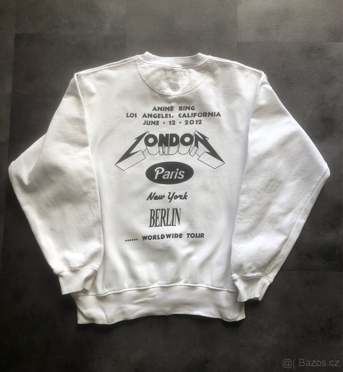 Anine Bing mikina Worldwide Tour – limitovaná kolekce
