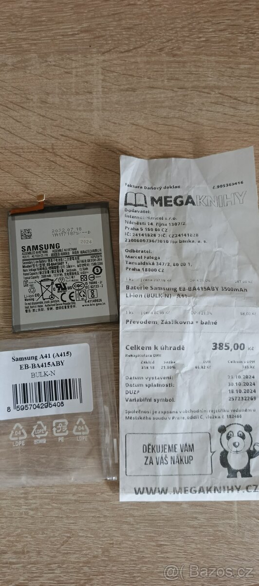 Baterie Samsung EB-BA415ABY