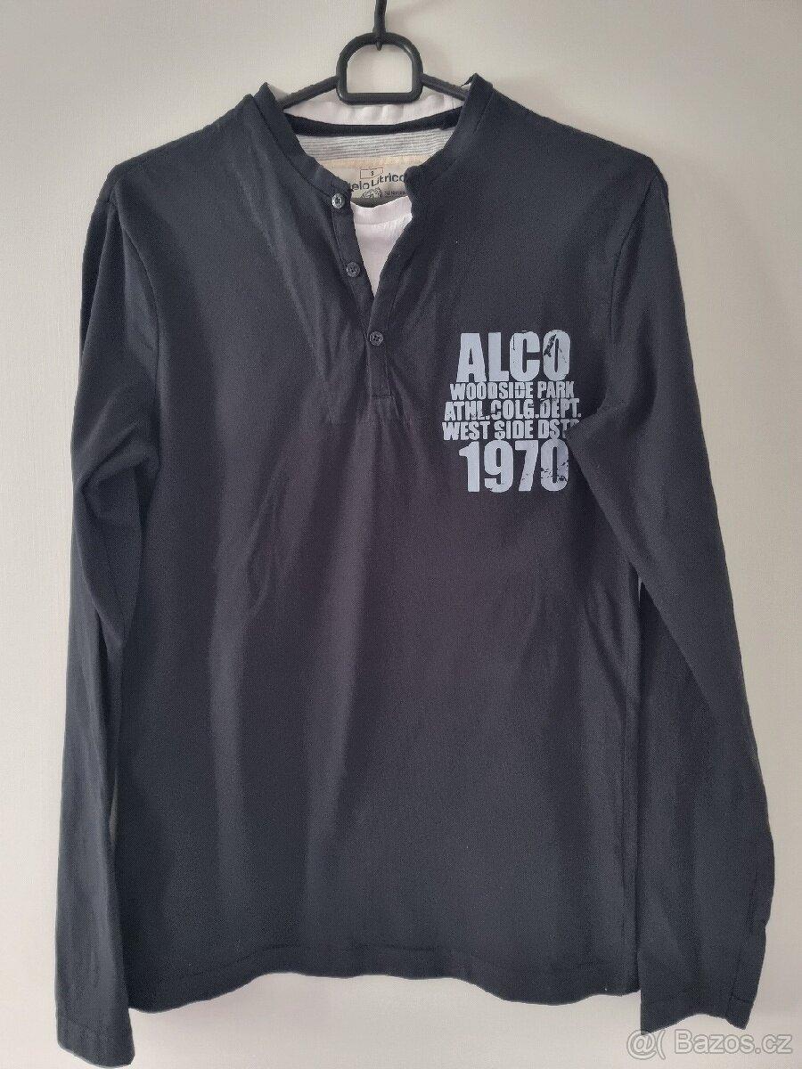 Pánské triko s dlouhým rukávem vel. S