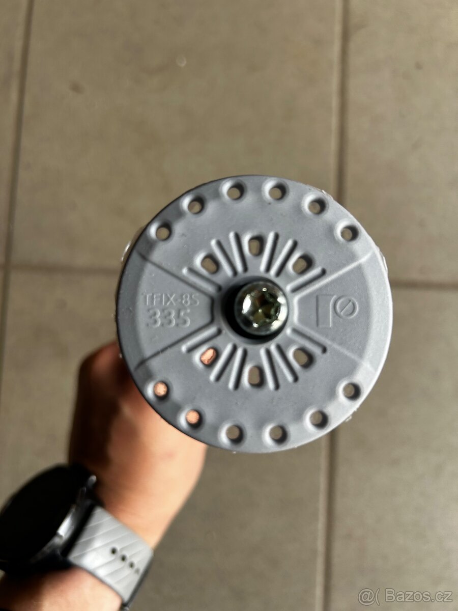 Fasádní talířová hmoždinka R-TFIX-8S X se šroubovacím kovový