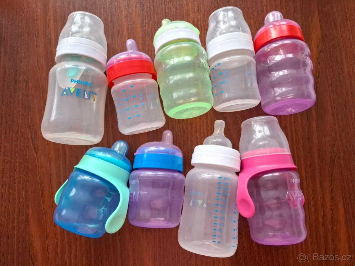 Lahvičky Philips Avent a Medela Calma pro kojené děti
