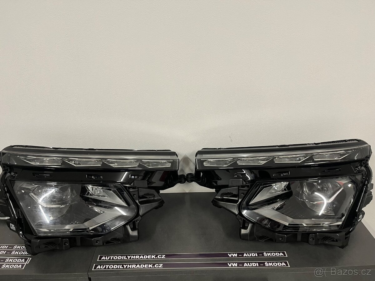 přední světla Škoda Kamiq Facelift Full led