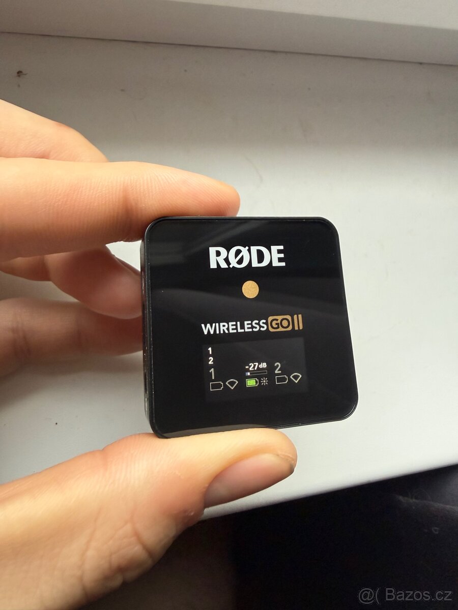 RODE Wireless GO II – bezdrátový mikrofon (2× TX + RX)