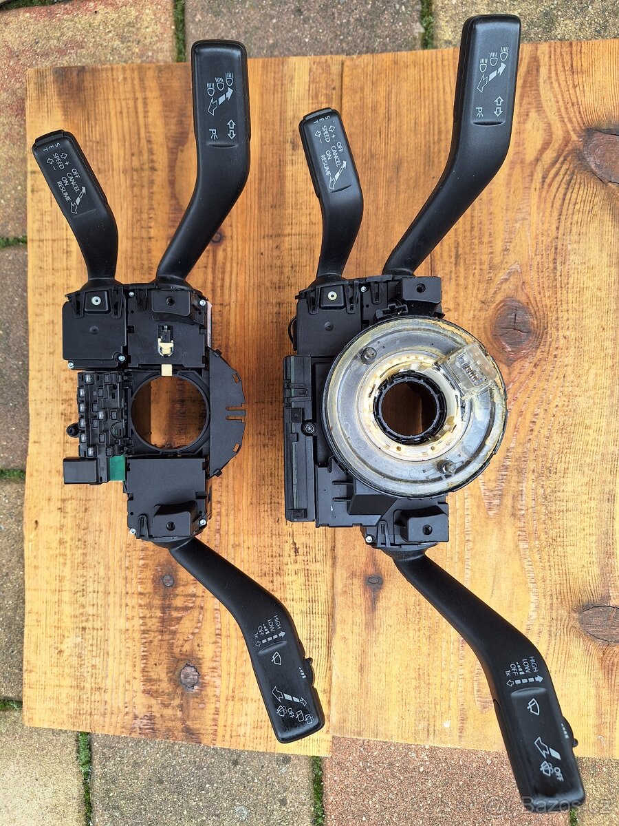 Passat B6 podvolantová jednotka multifunkční volant, Páčky