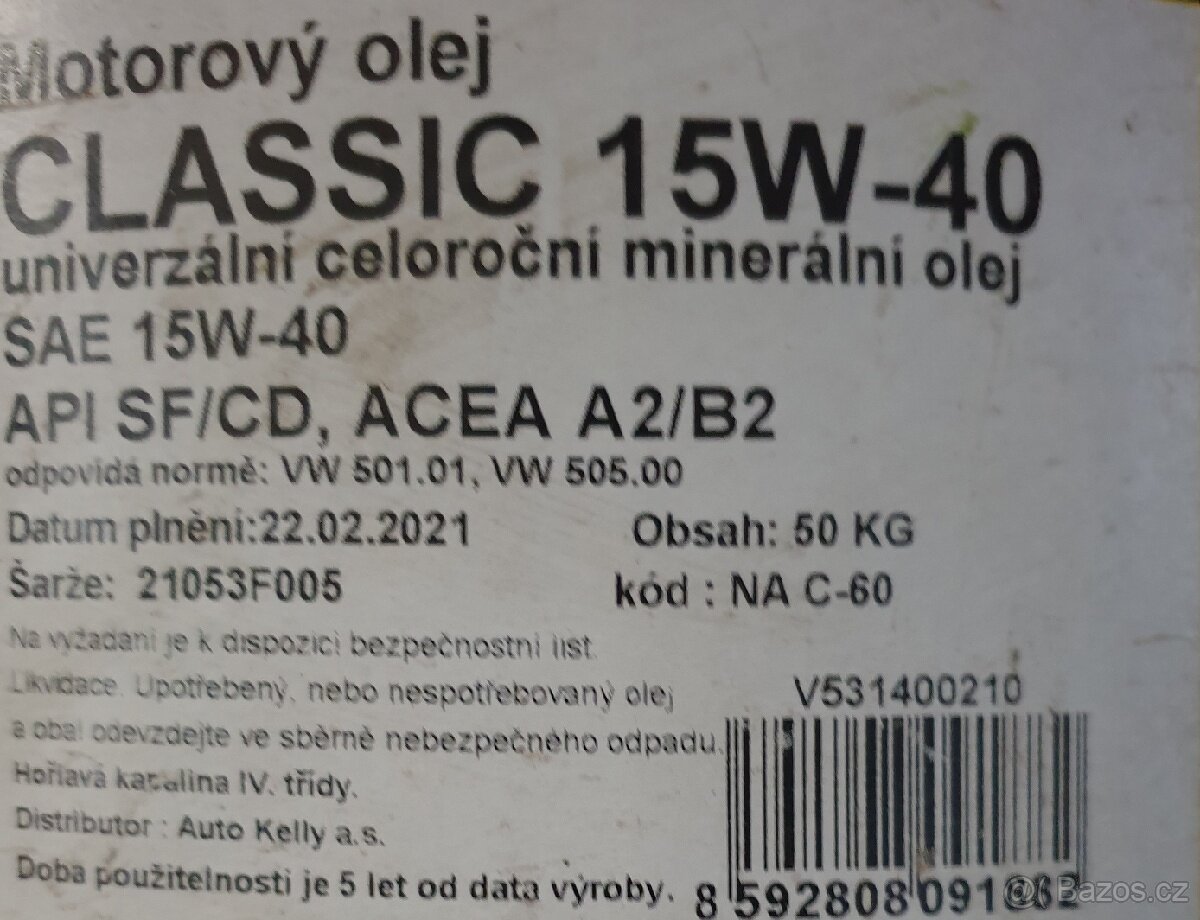 Motorový olej