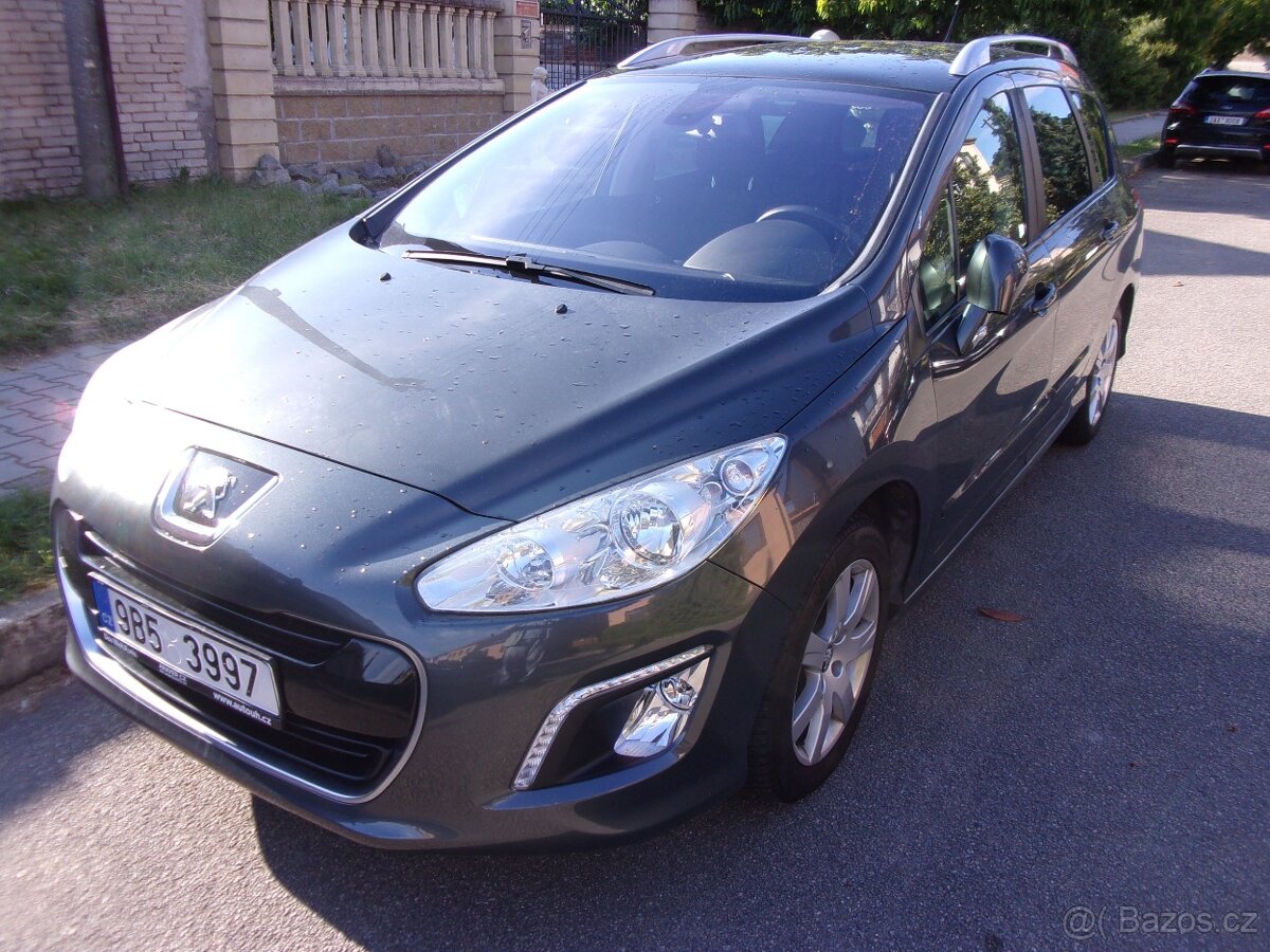 Peugeot 308SW 1,6HDi 68kW diesel,koup. v čr 12. 2013