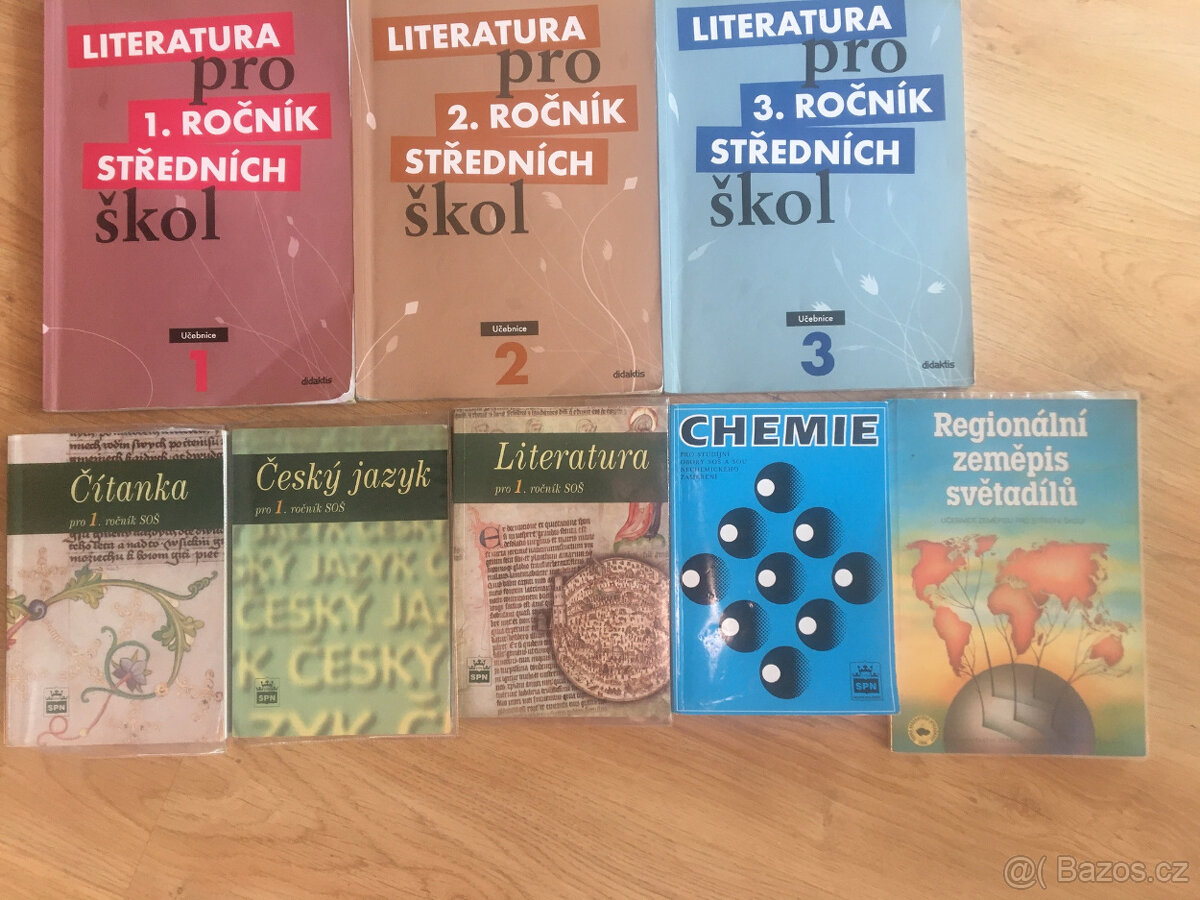 Literatura, Český jazyk ,chemie a zeměpis