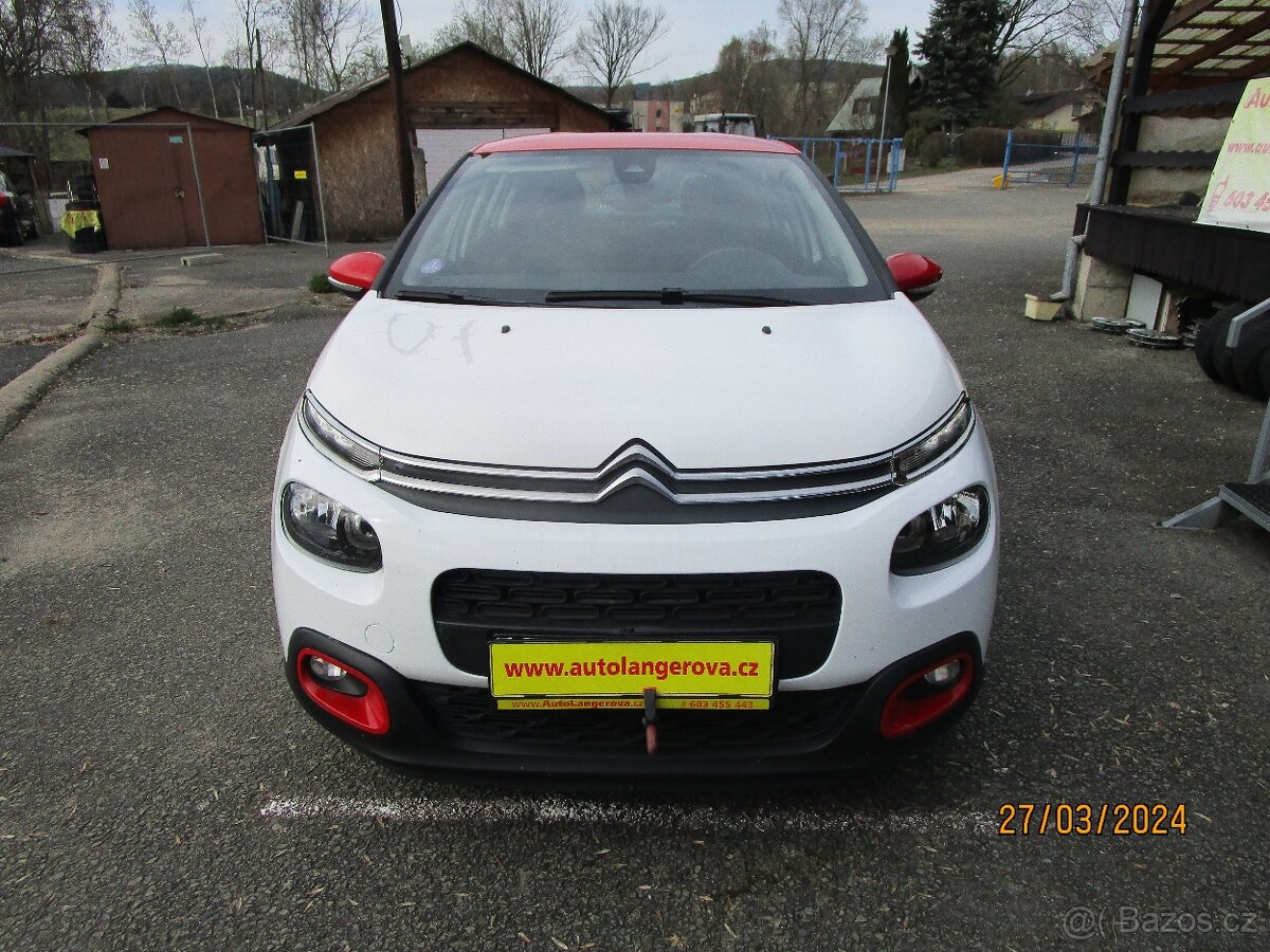Citroën C3 1,2 benzín 60Kw- odp. DPH