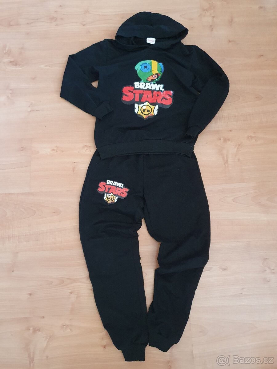 Tepláková souprava v.140 černá brawl stars tepláky a mikina