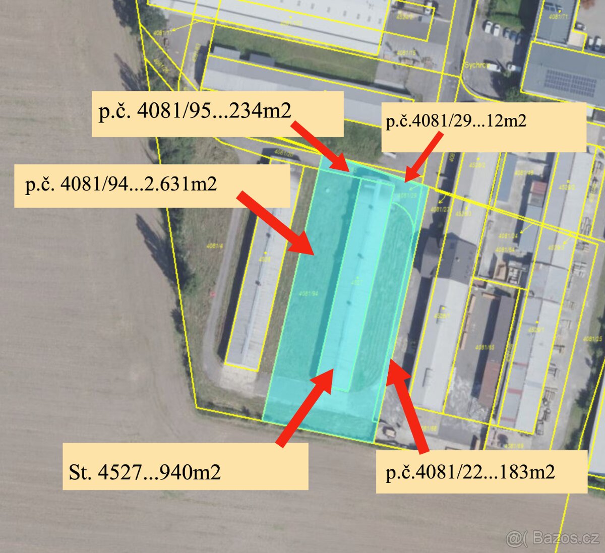 PRONAJMU, venkovní plochu 400m2 Horní Počernice.