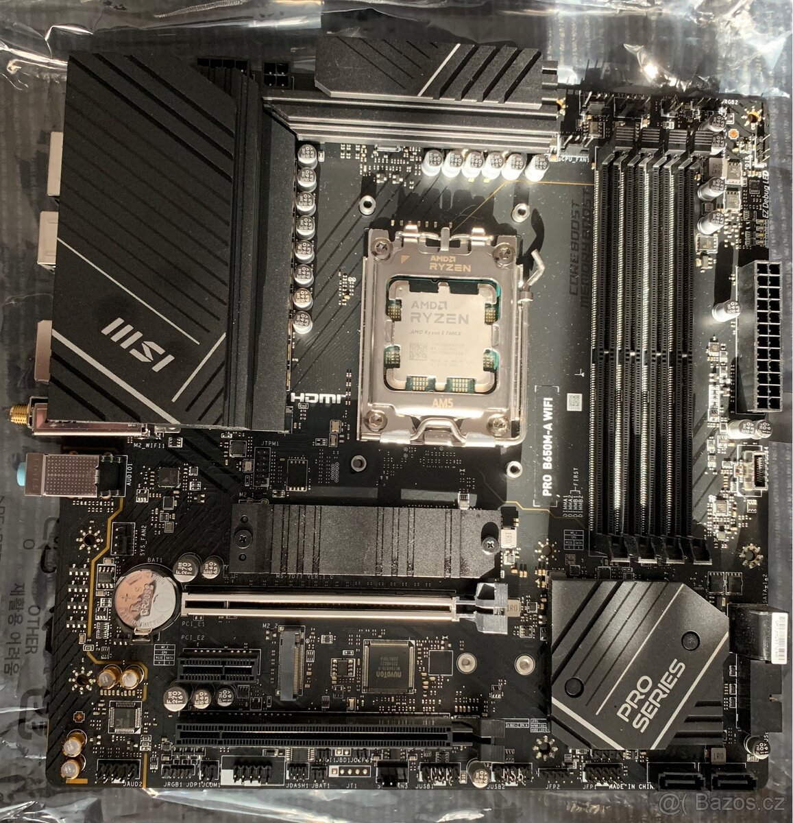 Ryzen 5 7600X + MSI PRO B650M-A WIFI